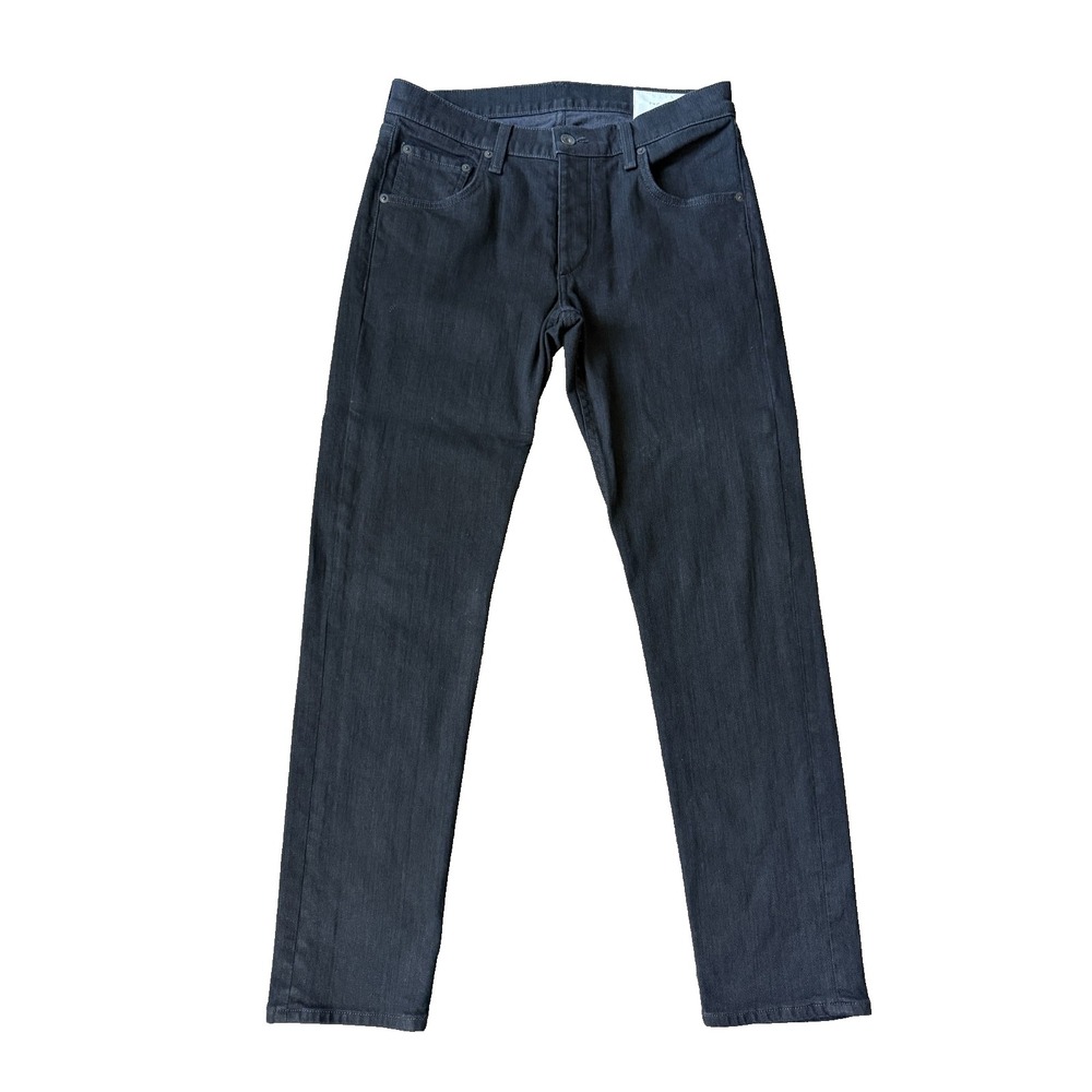 Rag & Bone‎ Men's Jeans Sz 30x30 Black Fit 2 Slim Button Fly Stretch Denim Pants